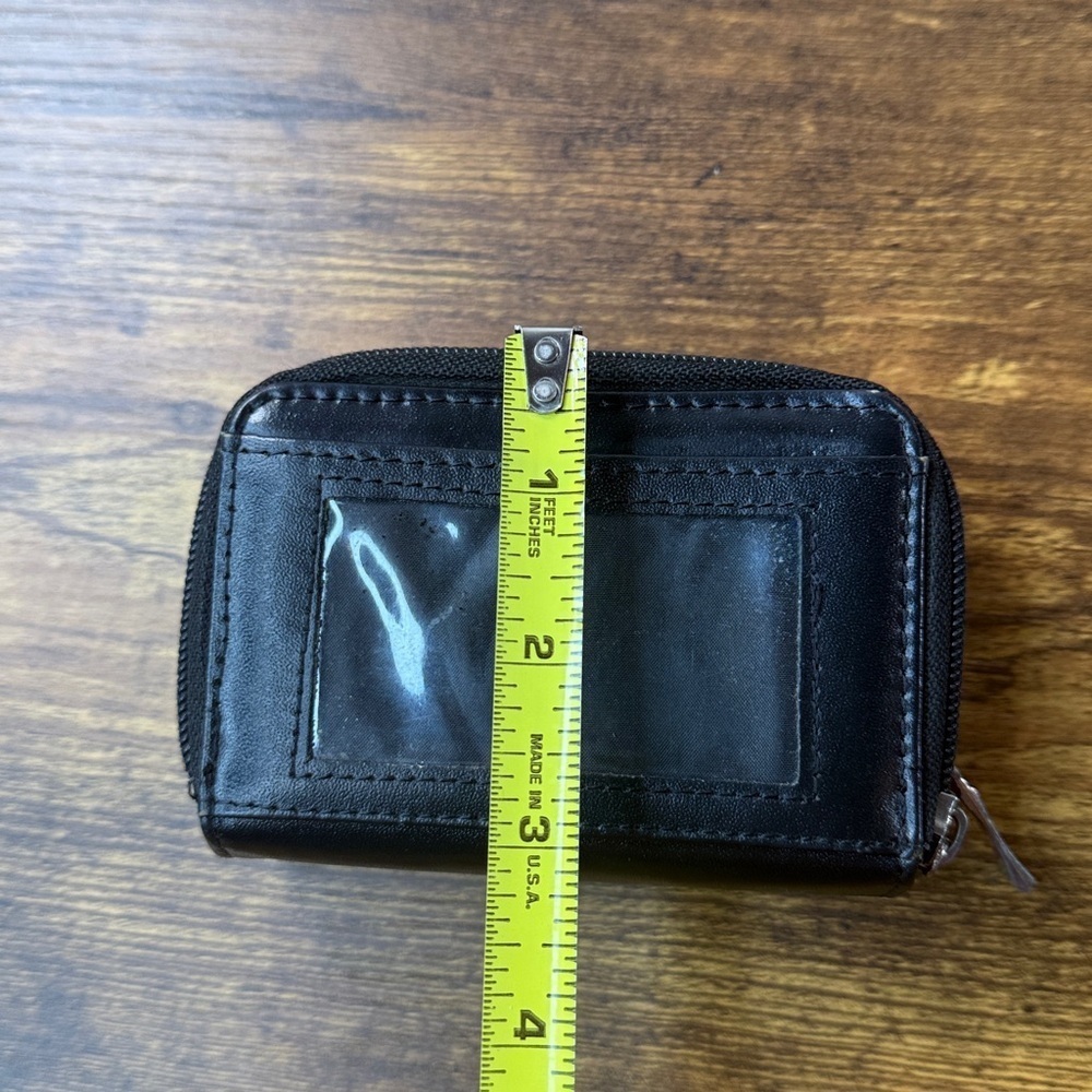 Black Wallet & Accessory Pouch - Picture 3 of 9